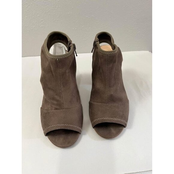 Apt9 open toe booties soft stretchy size 8 - Picture 3 of 5